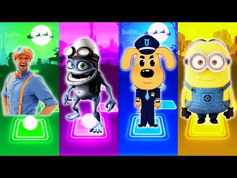 Blippi - Crazy Frog - Sheriff Labrador - Minions - Tiles Hop EDM Rush