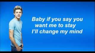 Video thumbnail of "One Direction - Change my mind (Lyrics and Pictures)"
