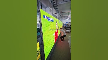 LED video wall controlled by a remote control #ledscreen#leddisplay