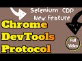 ✔ New Feature Selenium 4 Chrome DevTools Protocol For Beginners | (Video 199)