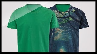 Photoshop Tutorial - How to put images on T - Shirts