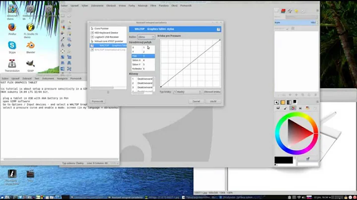 Gimp pressure sensitivity setup