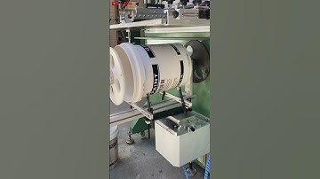 Amazing Screen printing || plastic buckets digital printing #short #screenprinting #labelingmachine