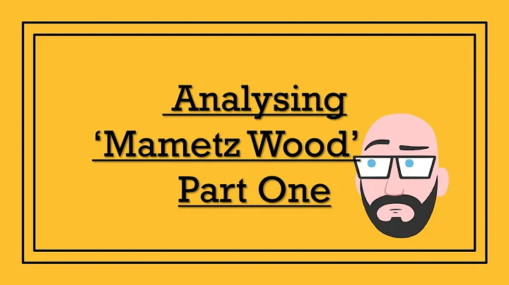 Analysing Owen Sheers's 'Mametz Wood' (Part One) -...