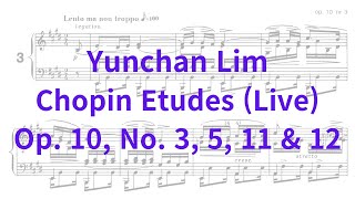 Chopin - Selected Etudes from Op. 10 [Yunchan Lim]
