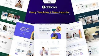 Build Your Website in One Click with aBlocks Template Library!