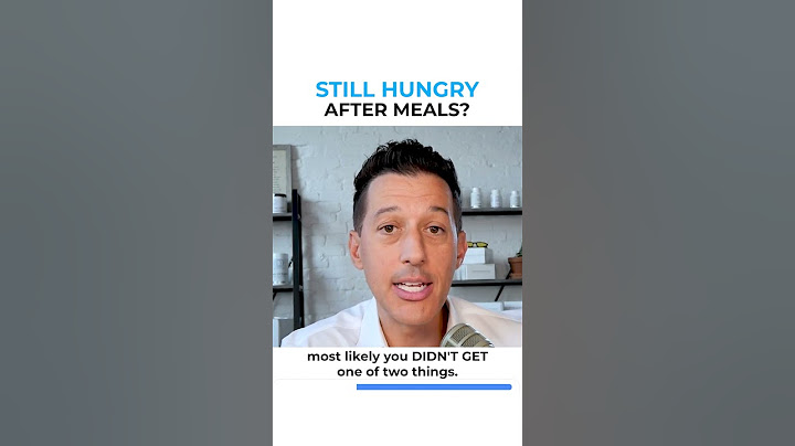Are You Still Hungry After Meals? Reduce Cravings With This Simple Tip