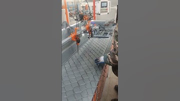 fully automatic single wire feeding chain link fence machine#machine #automatic #factory #working
