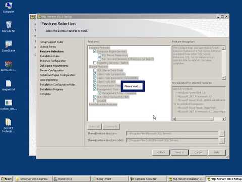 installing sql server 2012 express -2018
