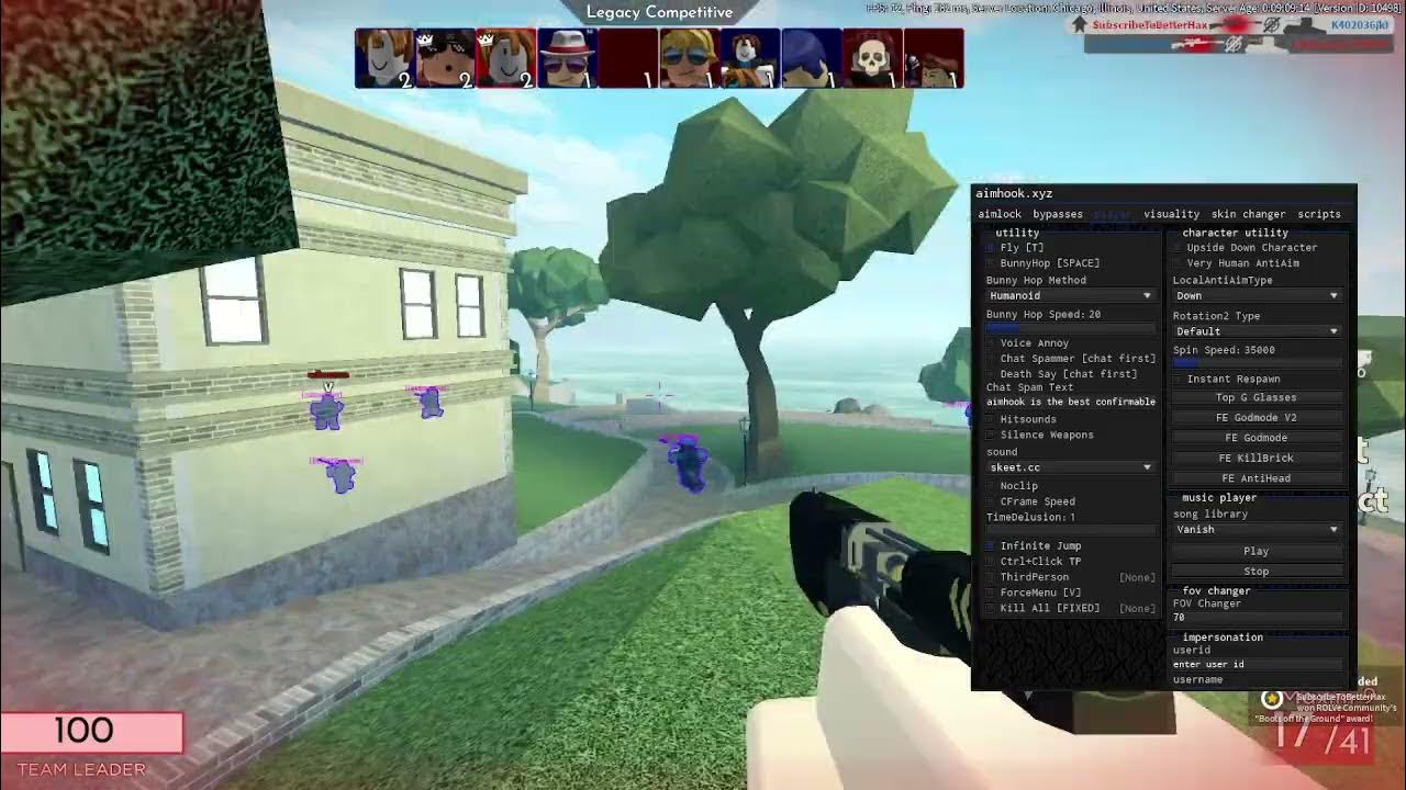 Roblox THE 1 BEST ARSENAL SCRIPT EVER [SILENT AIM HITBOX EXTENDERS FLY