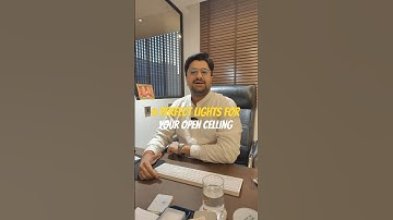 Open ceiling aur lights ka perfect combo chahiye? 💡✨ #ceilinglight #interiorlights #homelight