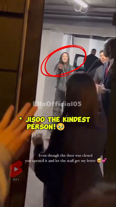 Jisoo did this to her fans 🥹🫶 #jisoo #blackpink #kimjisoo