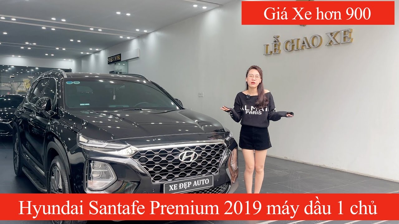 Hyundai SantaFe 2019 cũ thông số giá lăn bánh trả góp
