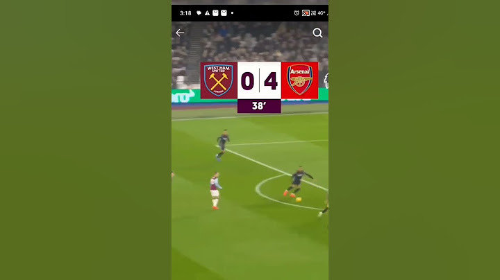 Arsenal Vs West Ham United