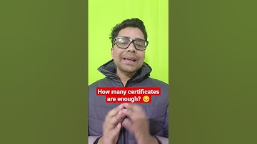 How many certificates are enough? #internship2023 #placementprep #placement2023 #placement