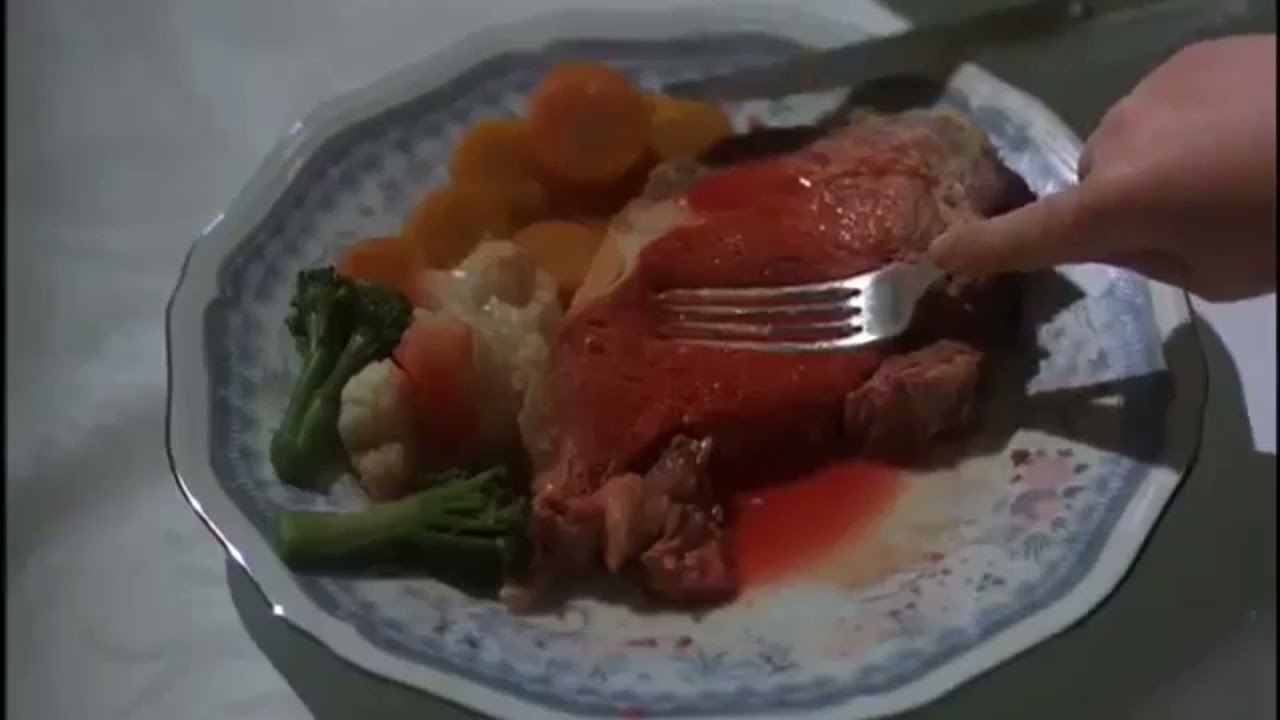 Mommie Dearest Movie Christina Doesnt Eat The Plate Scene