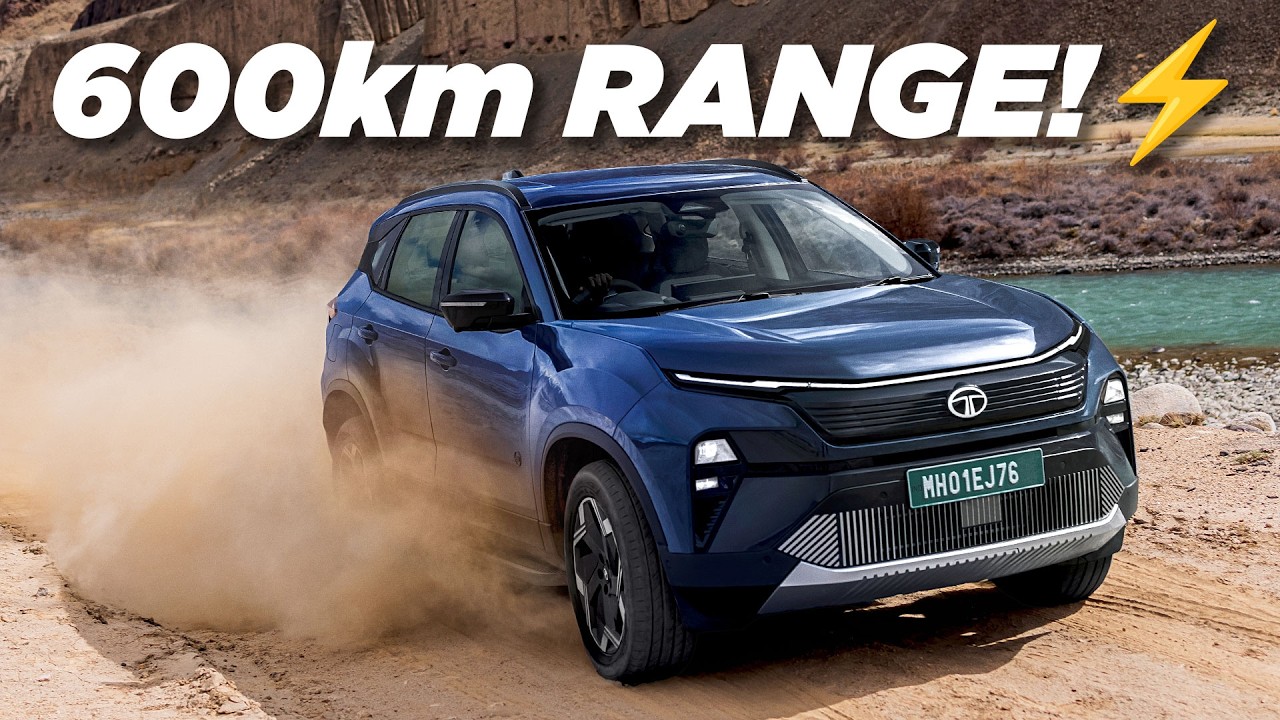 2025 Tata Harrier EV First Look | Performance, Features & Range!