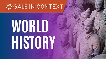 Gale in Context: World History | SDPL Resource Spotlight