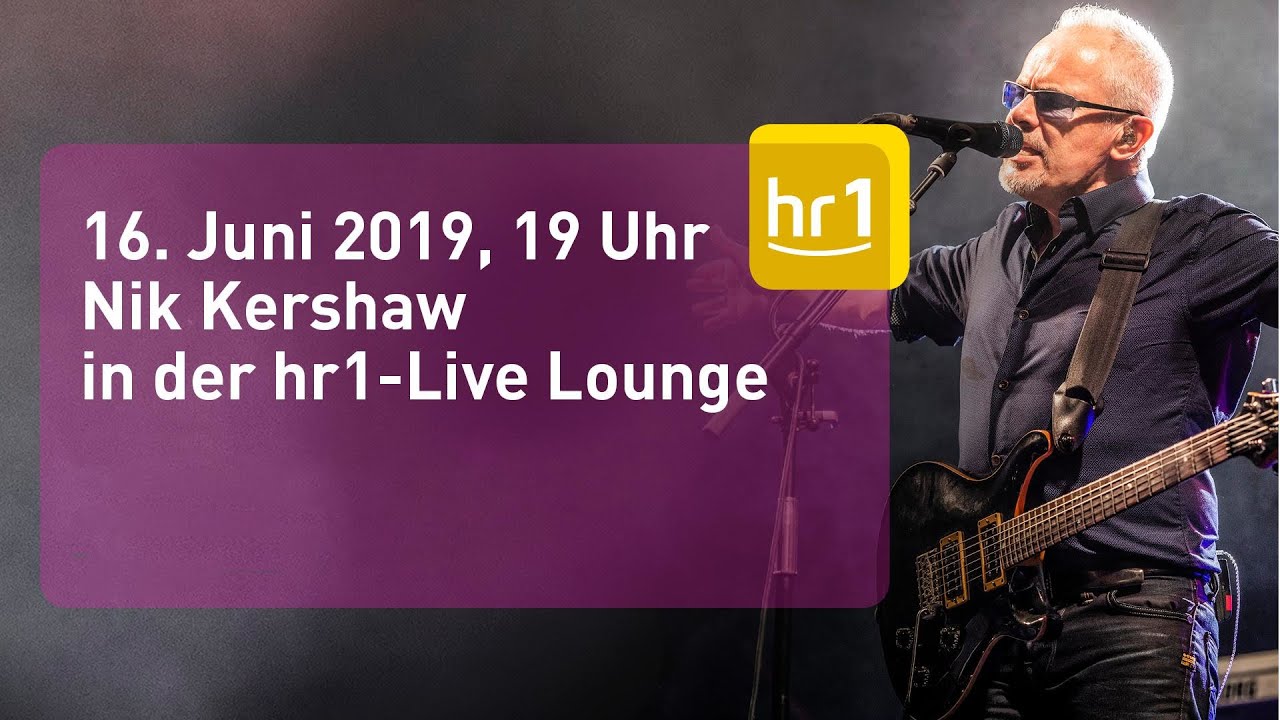 Læge Forskudssalg interpersonel Nik Kershaw | hr1 Live Lounge 2019 - YouTube