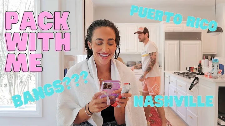 VLOG: Pack with me for Puerto Rico/Nashville and B...
