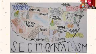Sectionalism Map instructions