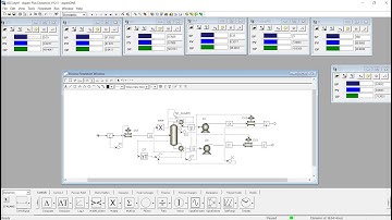 Aspen dynamic: Control of Distillation column