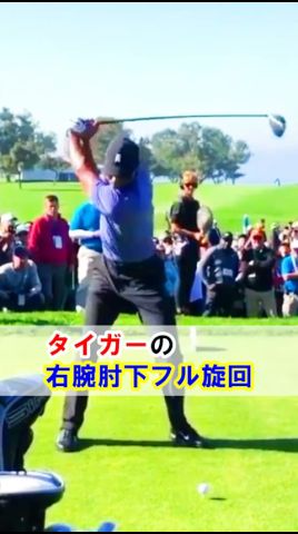 タイガーも出来てる「右腕肘下フル旋回」を取り入れてみませんか？！　 #WGSL #ベタ足スイング #前倒し