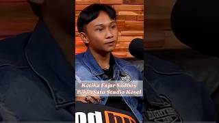 FAJAR SADBOY BIKIN SATU STUDIO KESEL! #podhub #fajarsadboy #rinanose #viralshorts #viralvideo