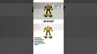 Ss86 Bumblebee Stop Motion - Pre Vs Post.