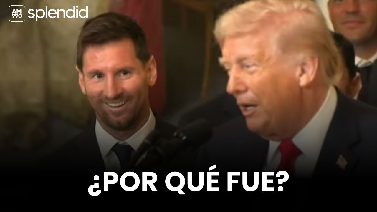 ¿MESSI se expresó políticamente acompañando a TRUMP?
