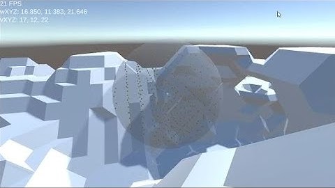 Marching Cubes Terrain Gen and Edit Test