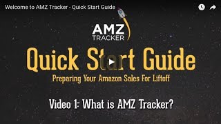 Famous What is AMZ Tracker? - Quick Start Guide - Video 1 Wealth
