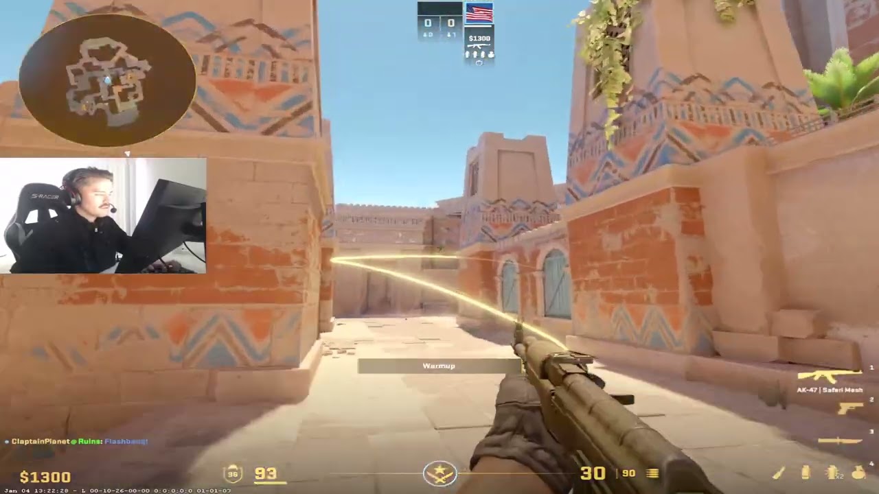 Best Pop Flash For Mid On T Side CS2 Anubis