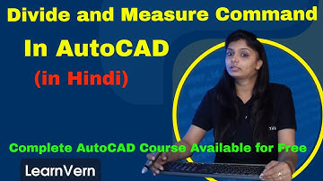What is Divide and Measure Command in AutoCAD | How to Use Divide and Measure Command in Hindi