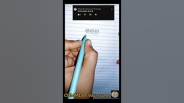 ANSHU name logo?🔥🔥comment your name