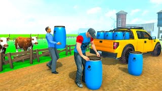 Town Milk Delivery Van Games : Milk Van Delivery Simulator - Androidgameplay | Gamingzone A-Z | screenshot 2