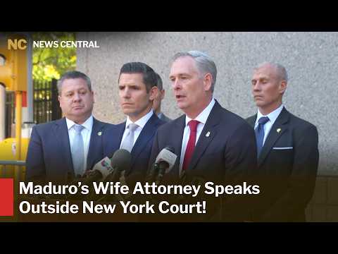 FULL MEDIA BRIEFING: Maduro’s Wife Cilia Flores’ Attorney Speak Outside Manhattan Federal Court|AC1Z