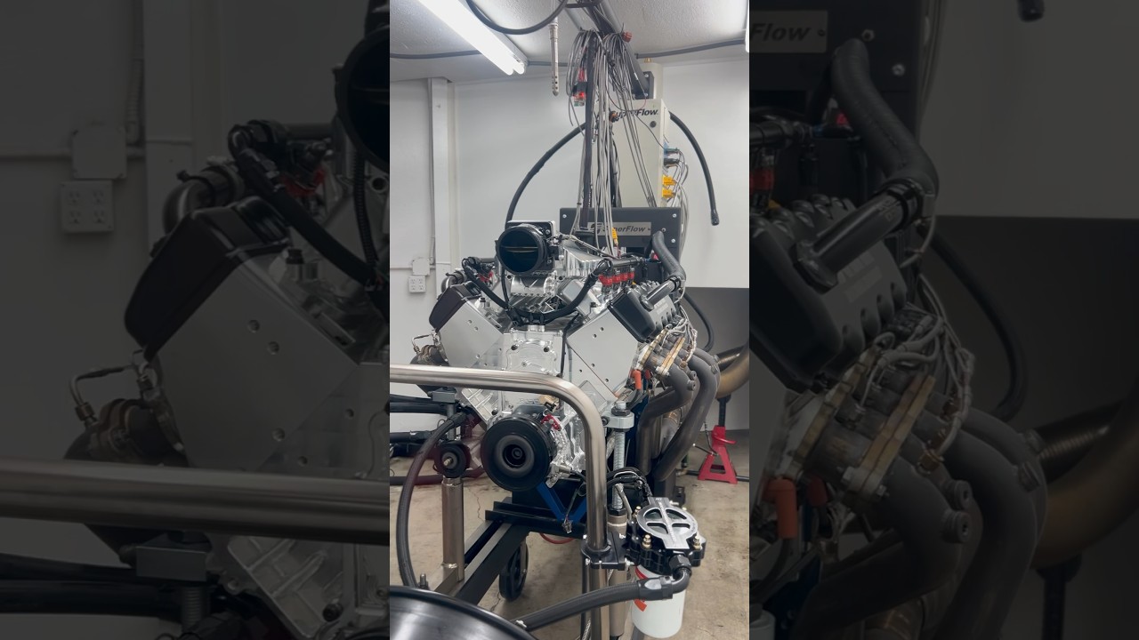 How much horsepower does this billet LS engine make?!