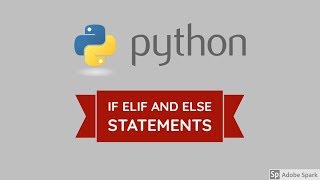 If elif and else statements - Python for beginners