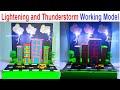 Lightening and thunderstorm working model science exhibition  diy  natural disaster howtofunda