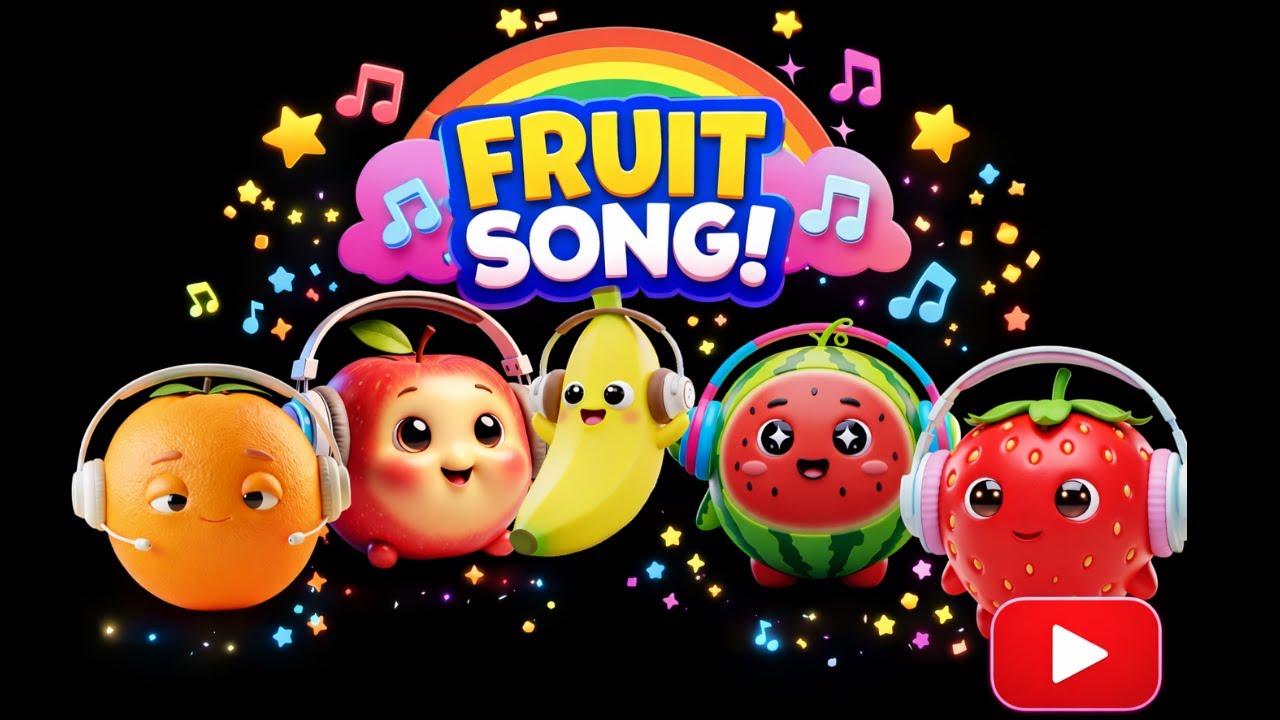 Baby Sensory 🍊 Dancing Fruits | Sun, Snow & Cozy Moonlight Visuals