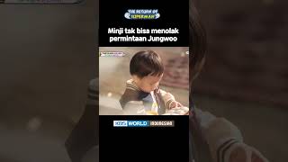 Apa yang 'engga' buat Jungwoo sih.. #TheReturnofSuperman #슈퍼맨이돌아왔다 #Eunwoo #Jungwoo #Minji #NewJeans