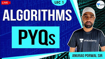 Previous Year Questions | Lec 1 | Algorithms | GATE 2021 CSE | Anurag Sir