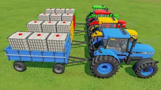 Police Tractor Power: Muddy Water Transport in FS22 screenshot 2