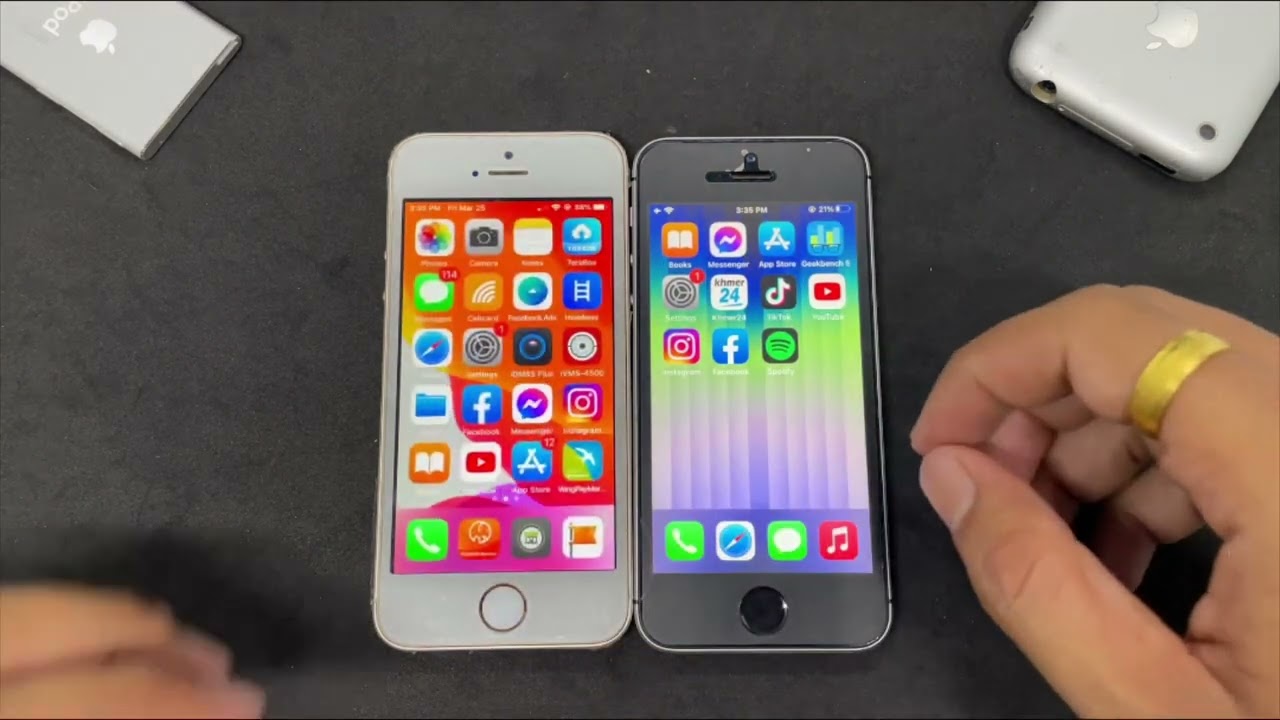 iPhone SE iOS 15.4 vs iOS 13 SPEED Test 🔥