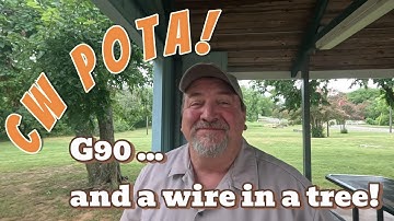 CW POTA Activation with G90 and EFHW Wire | US-6553