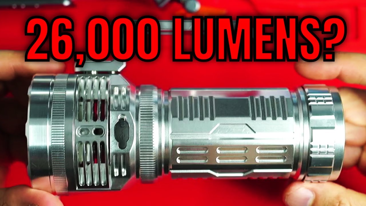 26,000 Lumens With Active Cooling!? Astrolux MF09 Review