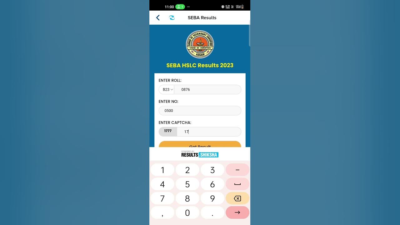 class 10th seba result 2023