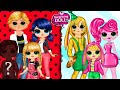 Encanto mommy long legs harley quinn  ladybug couples switch up  diy paper dolls  crafts