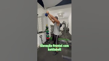Elevação frontal com kettlebell - prof. Matheus Gomes